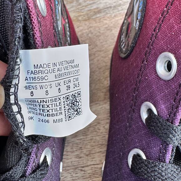 Converse x Transformers Chuck Taylor All Star High Mens Size 6 Autobots A11659C - Picture 3 of 12